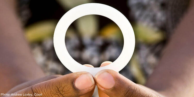 The dapivirine ring. (Photo: Andrew Loxley)